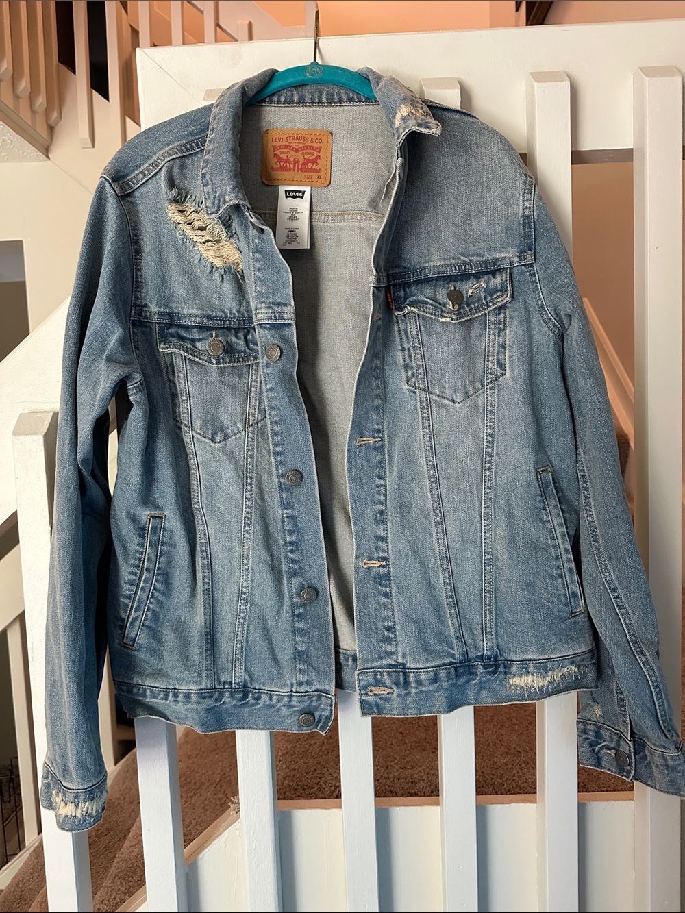 LEVI’s Distressed Denim Jacket